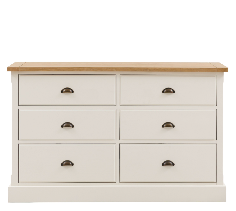 Elgin Cream 6 Drawer Chest