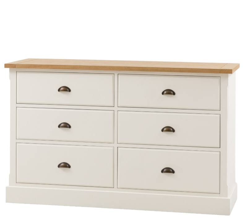 Elgin Cream 6 Drawer Chest