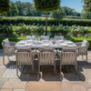 Elton 8 Seat Rectangular Dining Set - Cool Linen