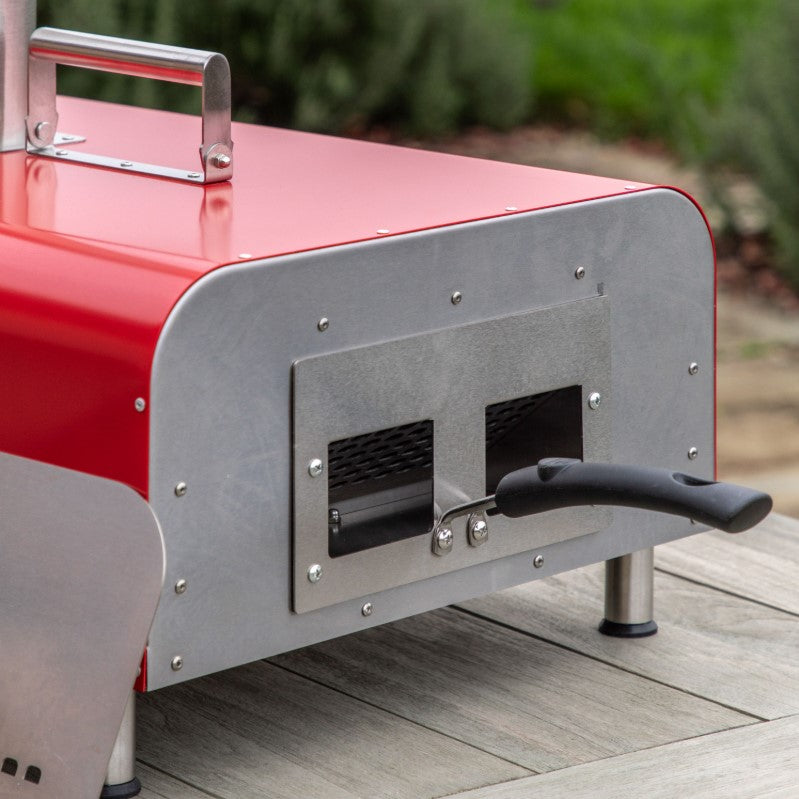 Firenze Red Pizza Oven – Compact & Powerful – Desser
