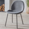 Flattino Light Grey Dining Chair (pack of 2)
