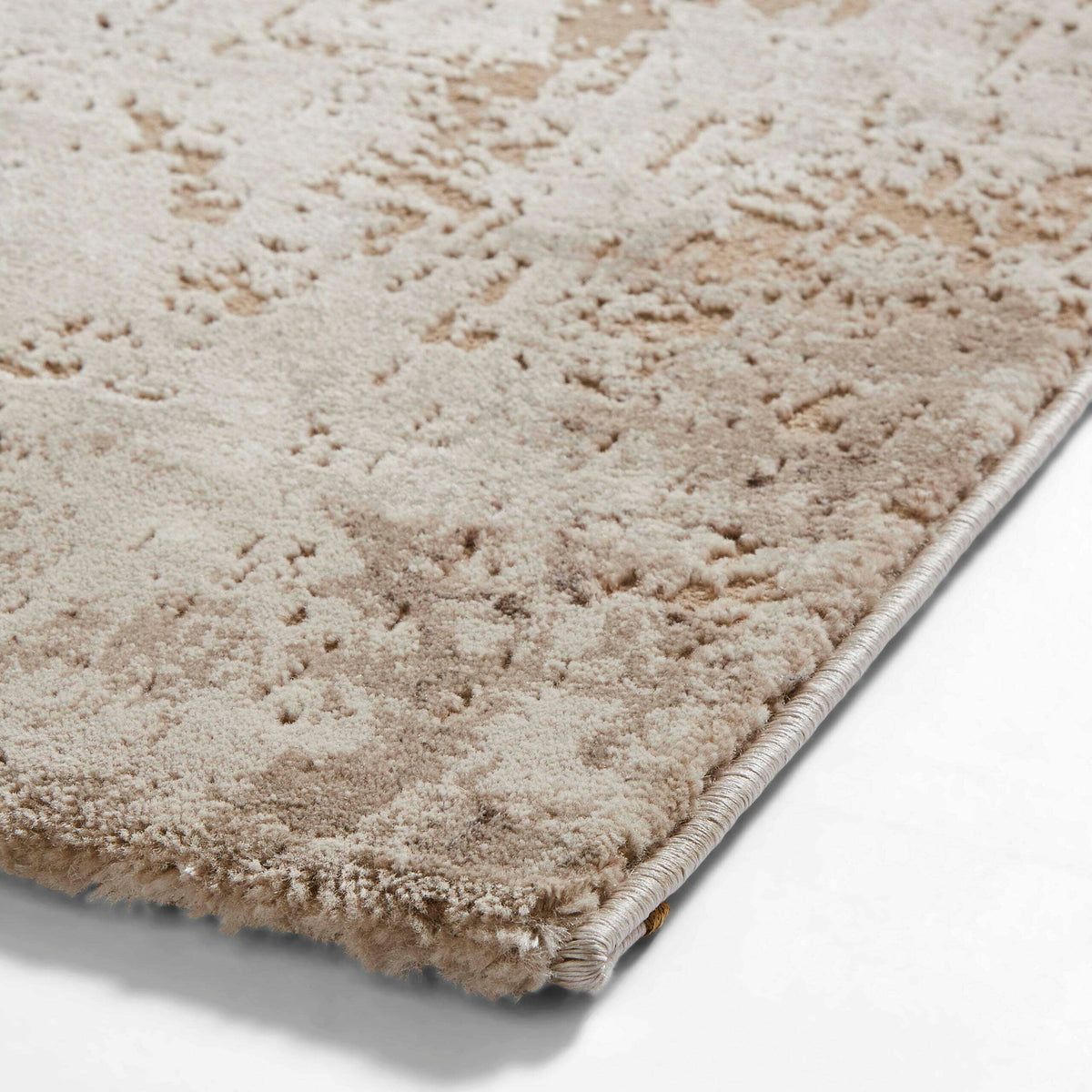 florence abstract rug in beige & silver (50034) 3 sizes available