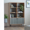 Fullina Bookcase with 2 Door Storage Open Display Unit