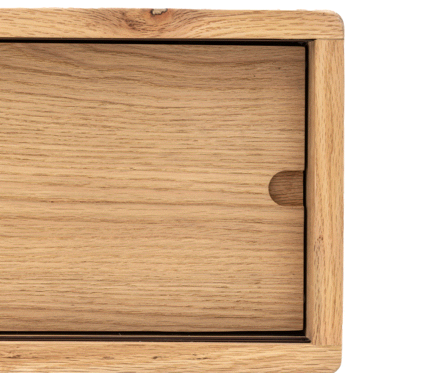 Chaleron Oak Wood Media Unit