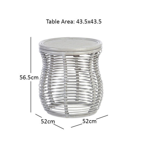 Grey Royal Lamp Table