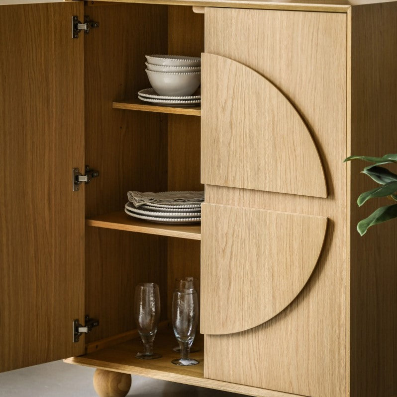 Gordo 2 Door Tall Sideboard Cupboard