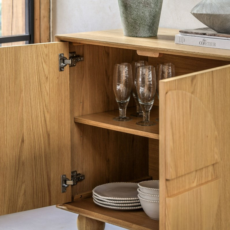 Gordo Wooden Small 2 Door Sideboard Cabinet