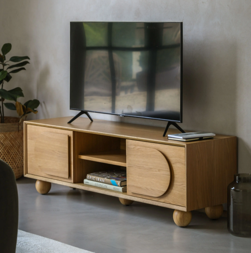 Gordo Natural Wooden Media TV Unit