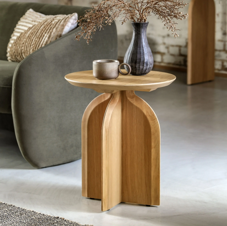 Gordo Natural Wooden Side Table