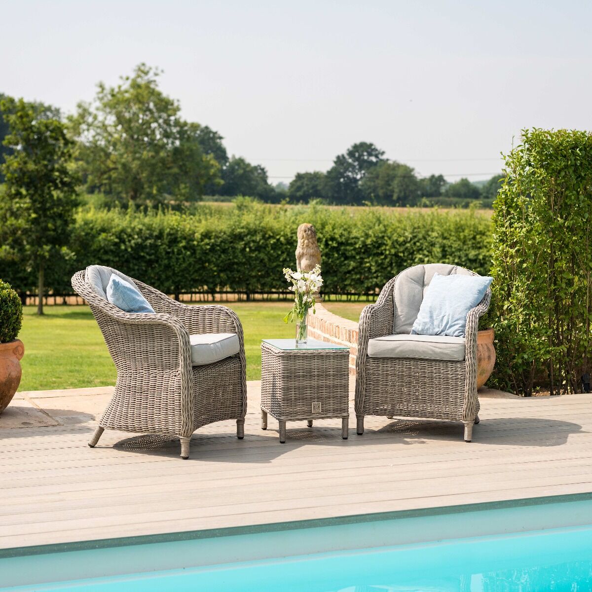 Grasmere Outdoor Rattan Bistro Set