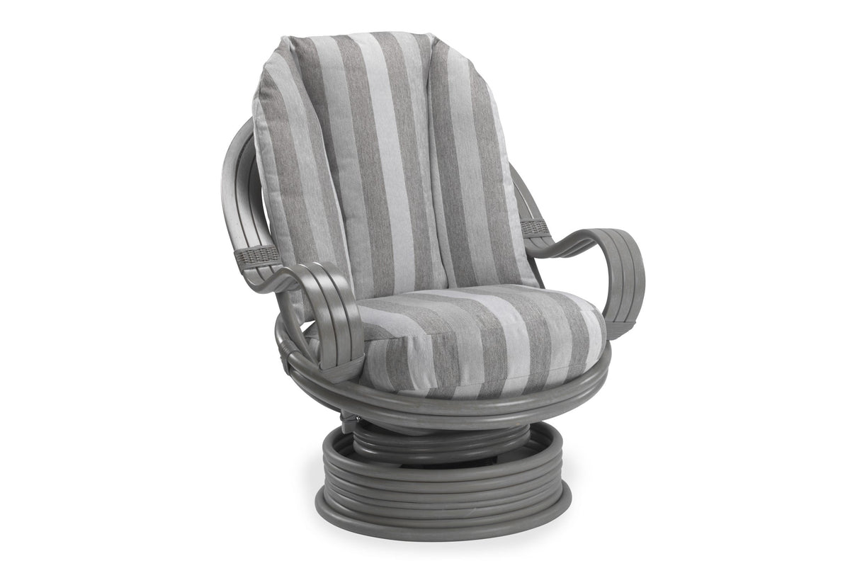 grey laminated rocker duke grey stripe rattan