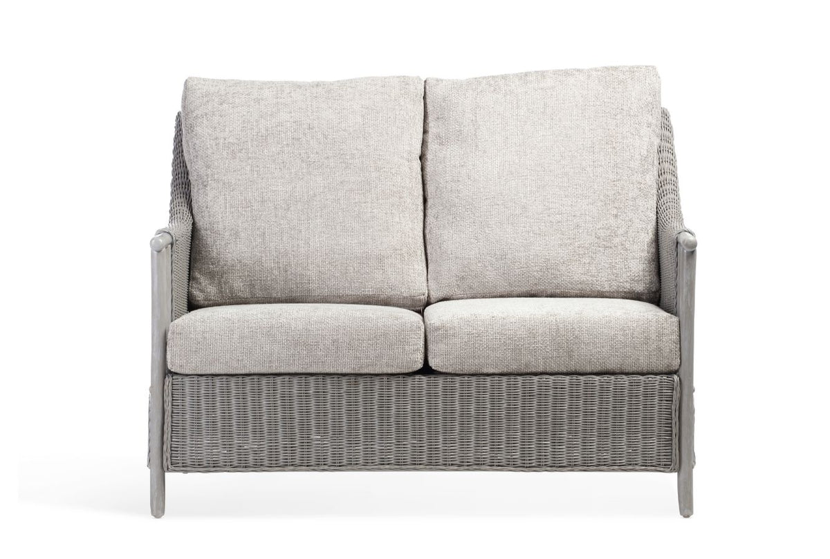 Eden Grey Cane 2 Seater Sofa