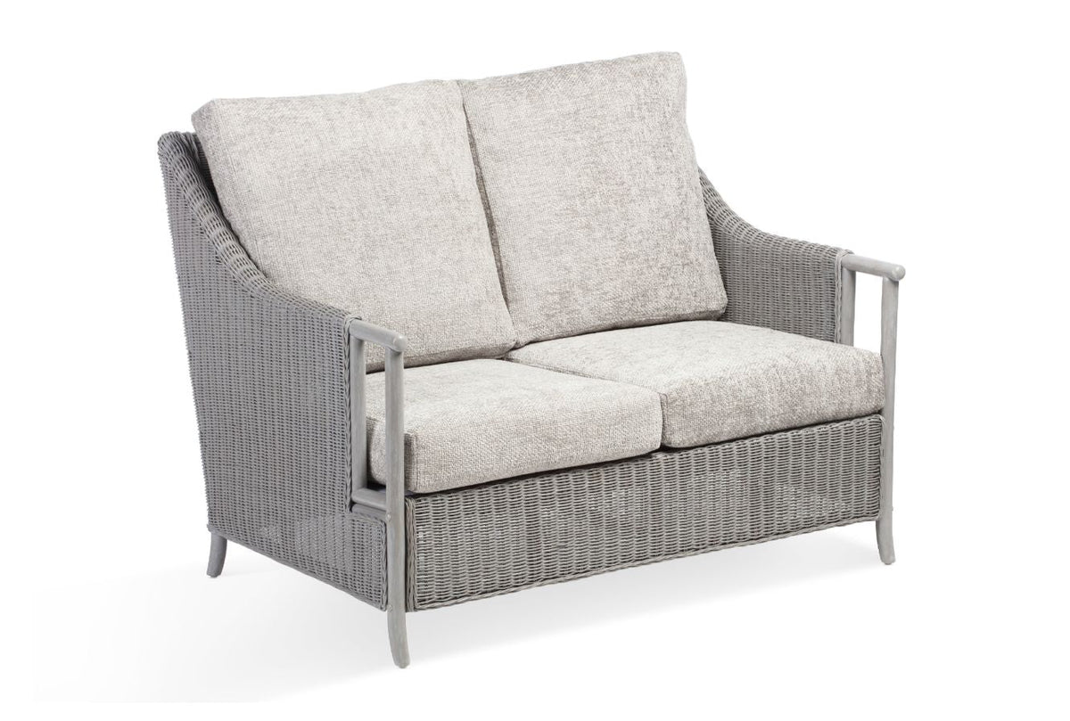 Eden Grey Cane 2 Seater Suite