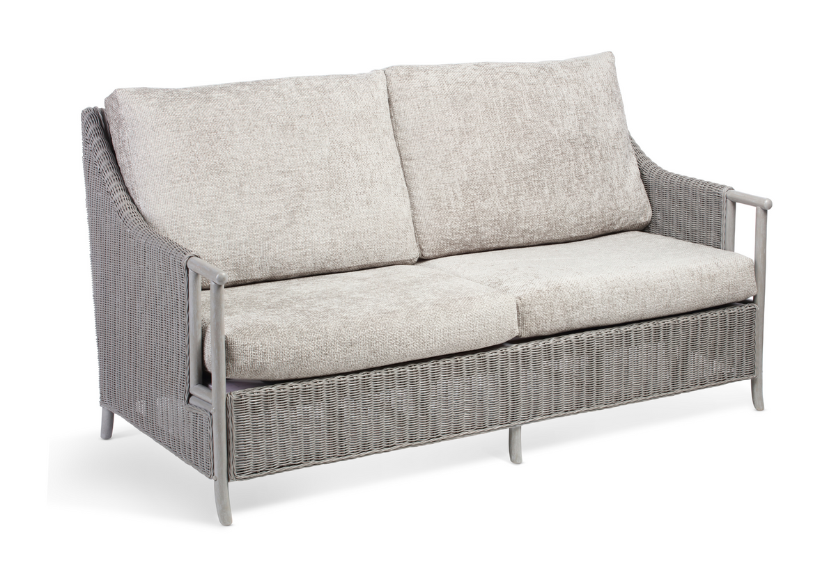 Eden Grey Cane 3 Seater Suite