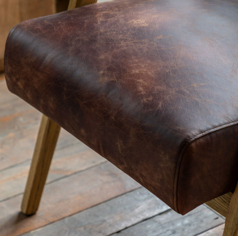 Neto Armchair Vintage Brown Leather