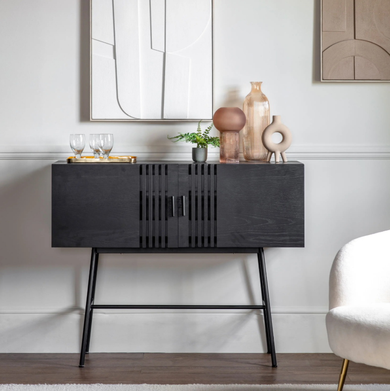 Holt black  2 Door Sideboard