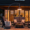Pendant Overhang Patio Heater 2100W Grey