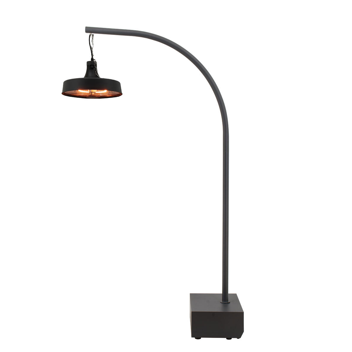 pendant overhang patio heater 2100w grey