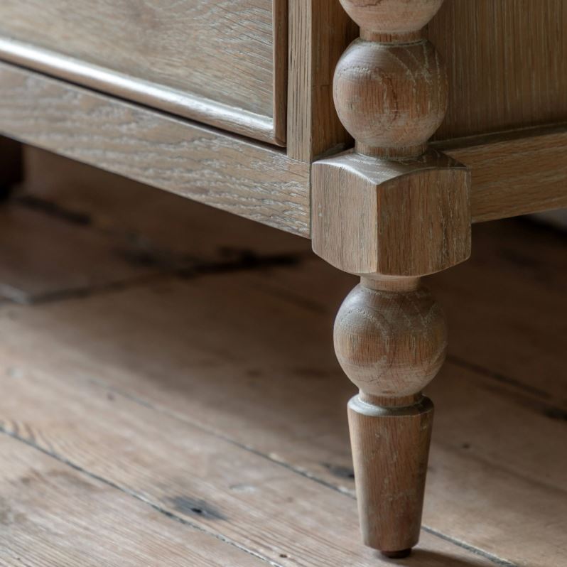 Natural Wooden 7 Drawer Rustic Chest