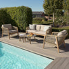 Haiti 2 Seat Sofa Set - Light Brown