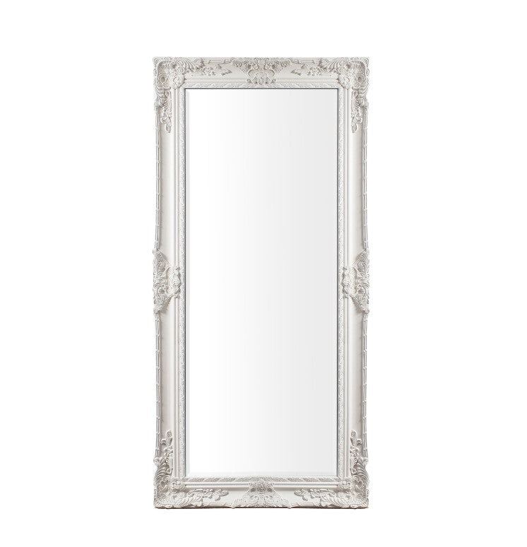 Hampshire Vintage Full Length Leaner Mirror Cream