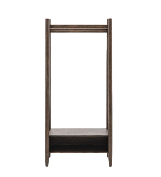 Hartford Open Wardrobe - Smoked Brown