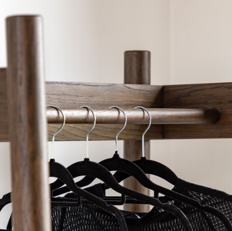 Hartford Open Wardrobe - Smoked Brown
