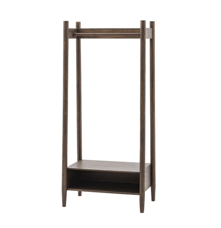 Hartford Open Wardrobe - Smoked Brown