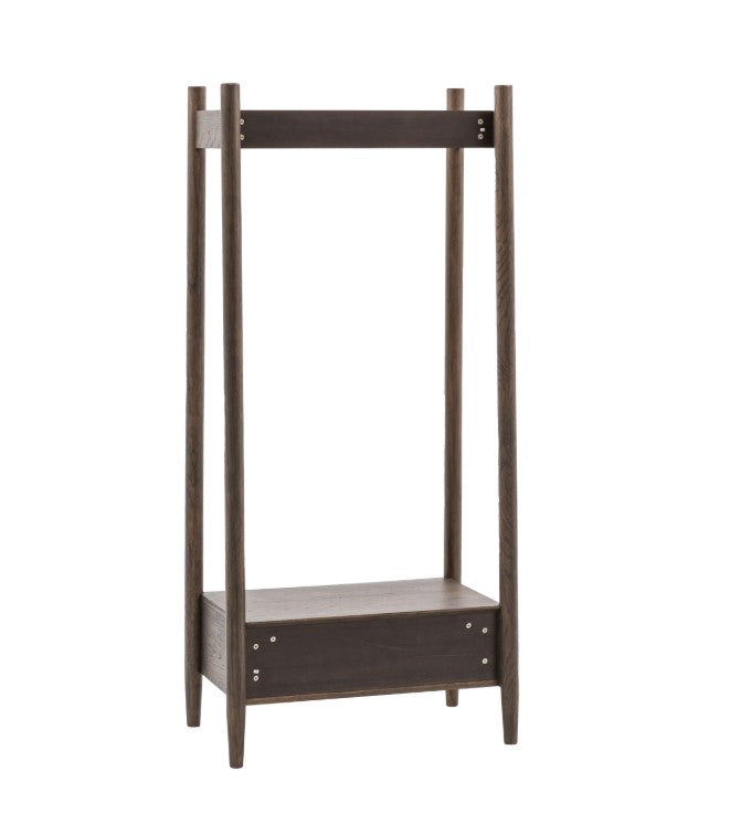 Hartford Open Wardrobe - Smoked Brown