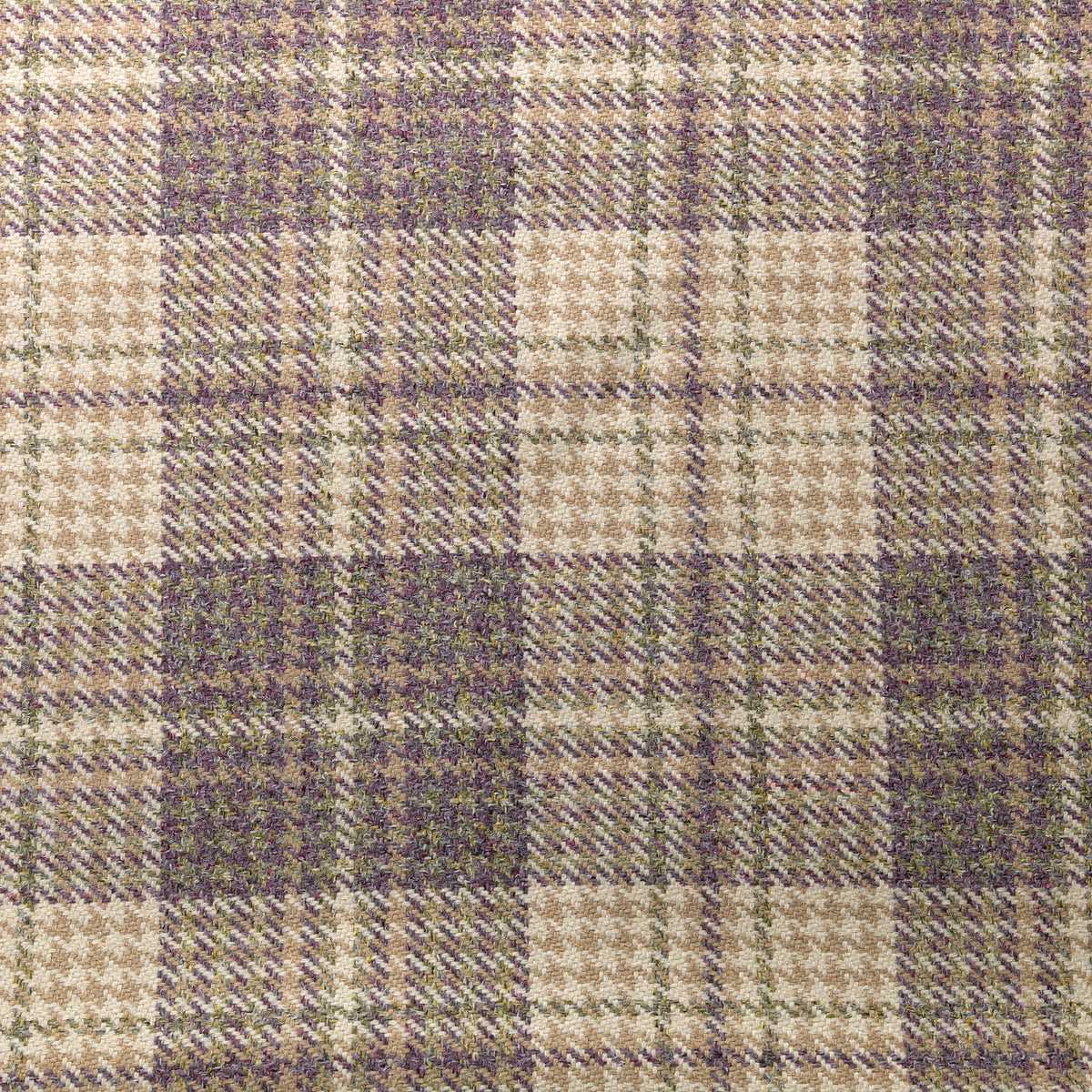 Madrid Light Oak 3 Seater Suite in Heather Plum with Coffee Table