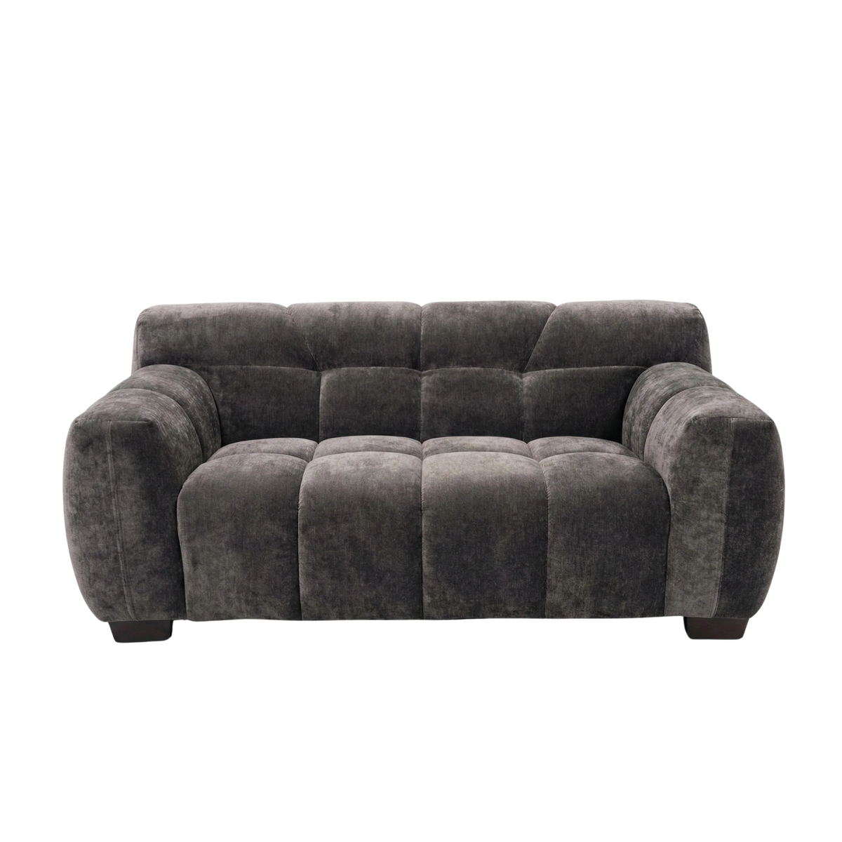 Hendrix 2-Seater Sofa in Chocolate Velvet