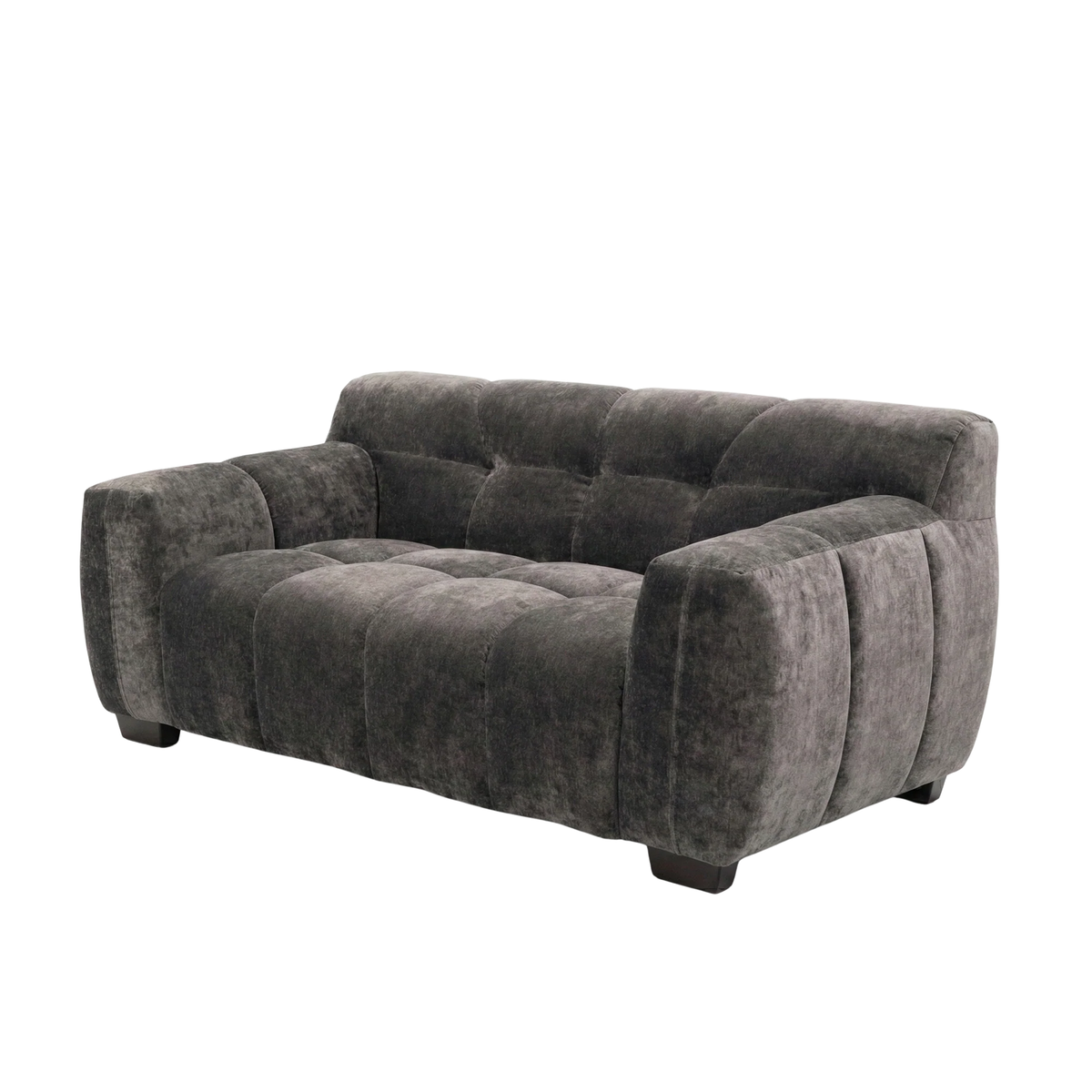 Hendrix 2-Seater Sofa in Chocolate Velvet
