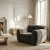 Hendrix Armchair in Chocolate Velvet