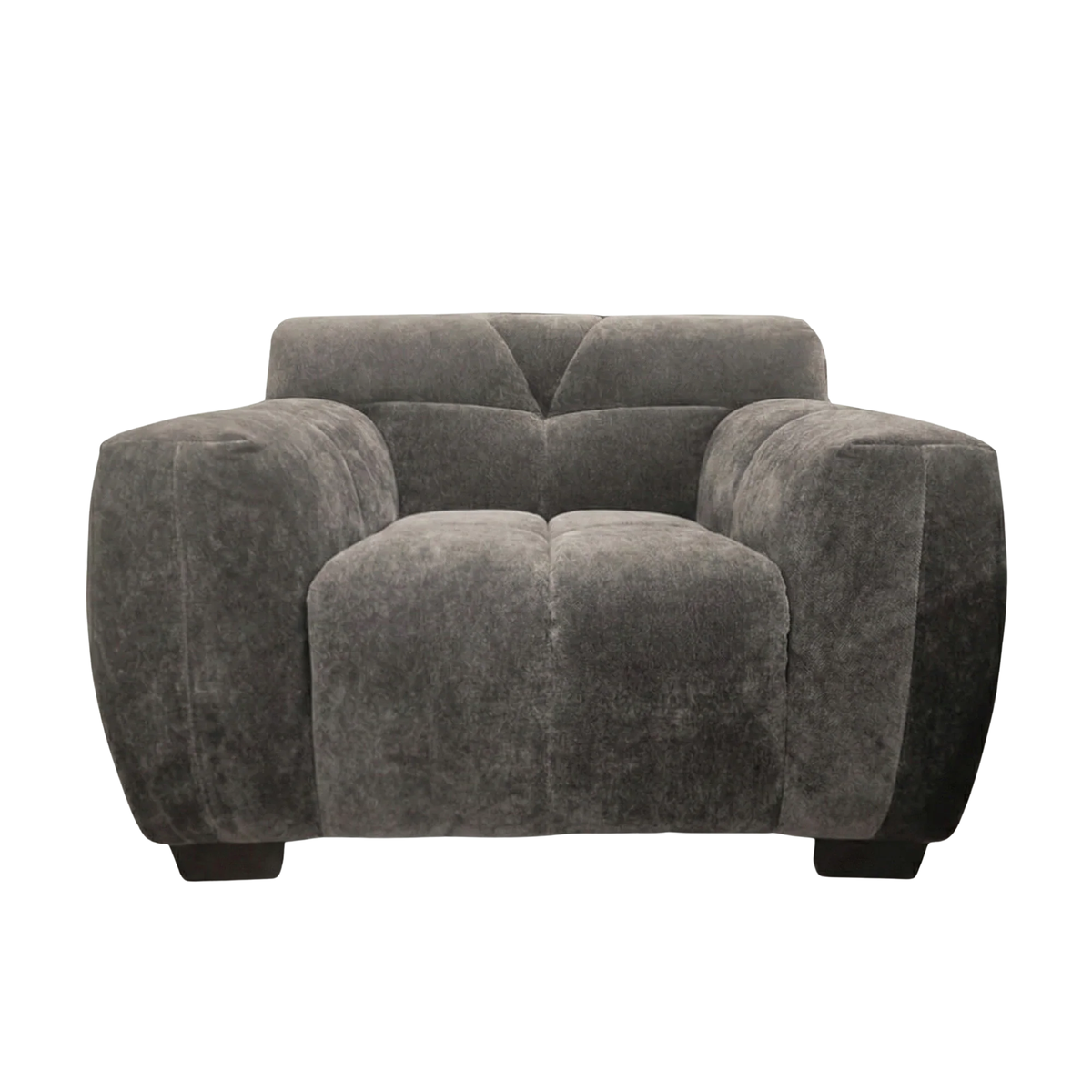 Hendrix Armchair in Chocolate Velvet