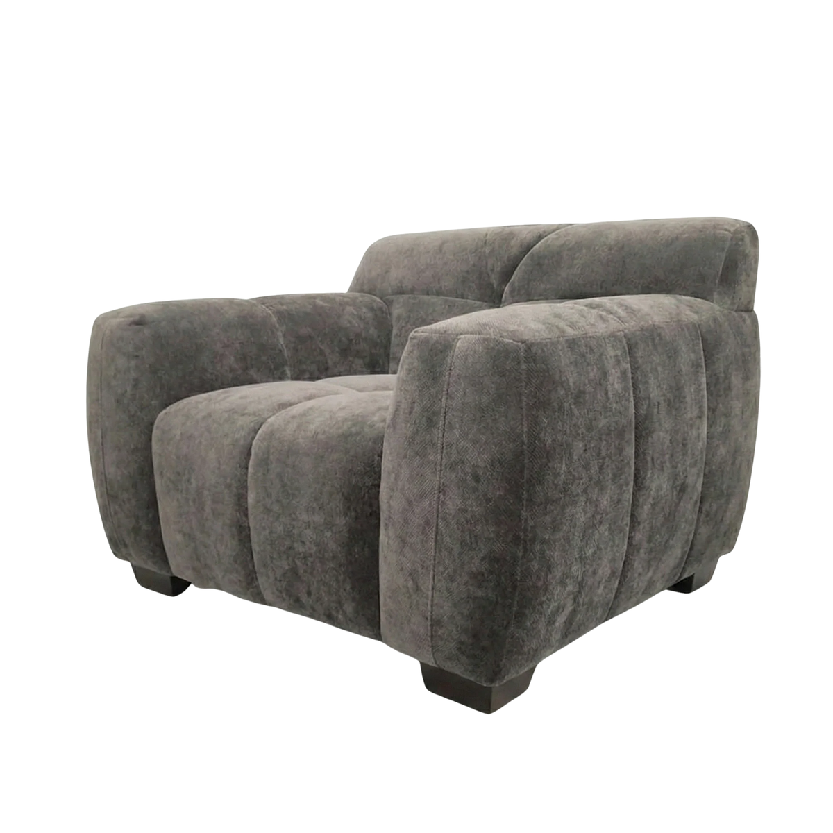 Hendrix Armchair in Chocolate Velvet