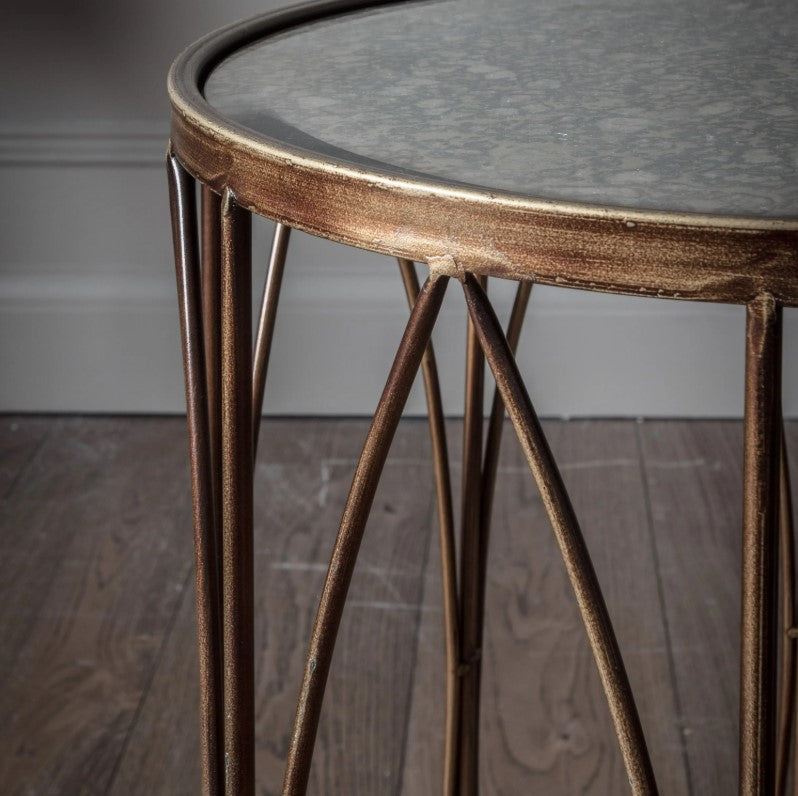 Highgate SideTable with Glass Top