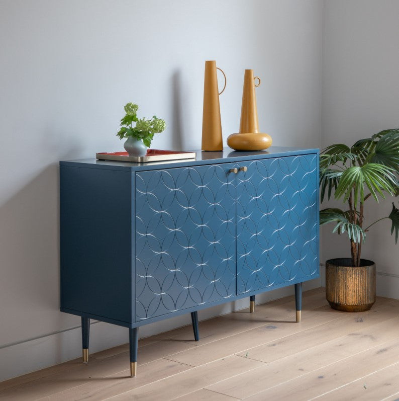 Holbrook Blue 2 Door Sideboard Cabinet