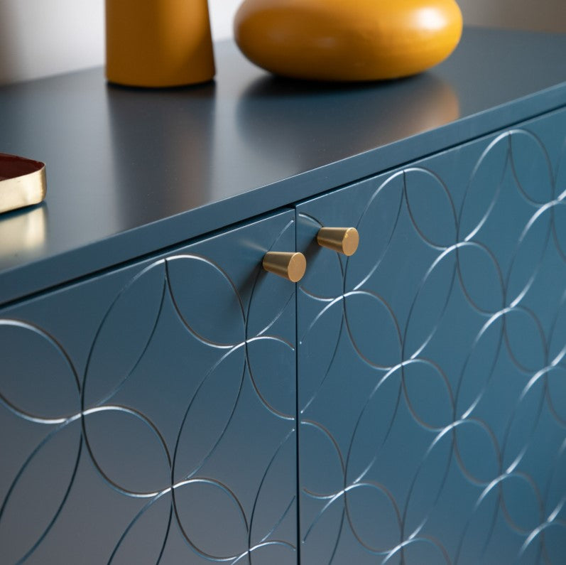 Holbrook Blue 2 Door Sideboard Cabinet