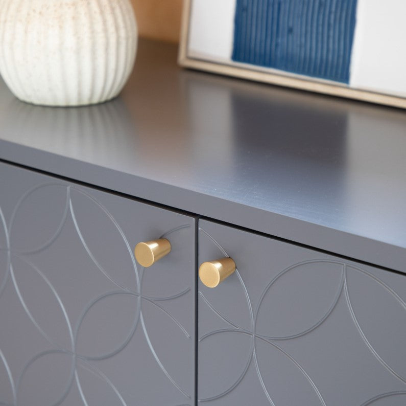Holbrook Grey 2 Door Sideboard Cabinet