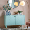 Holbrook Mint Green 2 Door Sideboard Cabinet