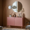 Holbrook Pink 2 Door Sideboard Cabinet