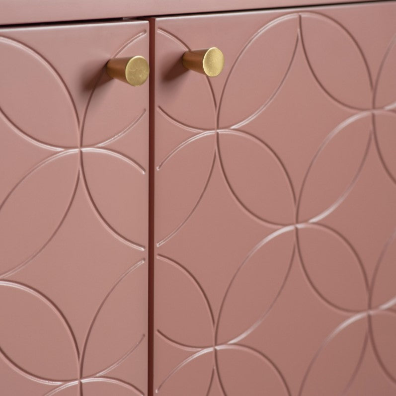 Holbrook Pink 2 Door Sideboard Cabinet