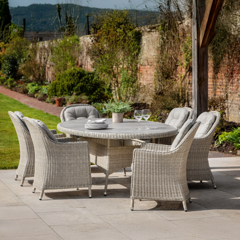 Holder 6 Seater Oval Dining Set