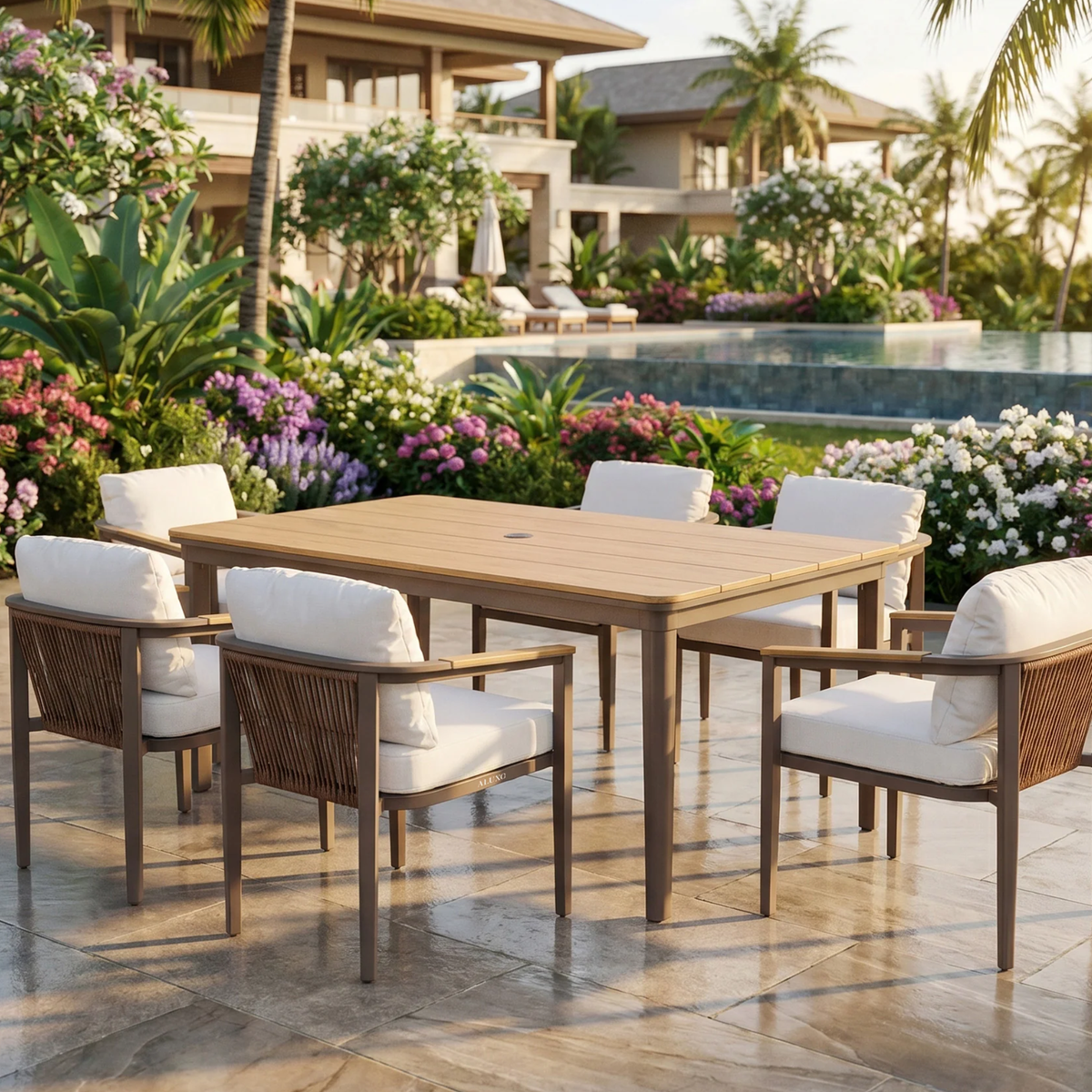 Homer Outdoor Range - 6 Seater Dining Set