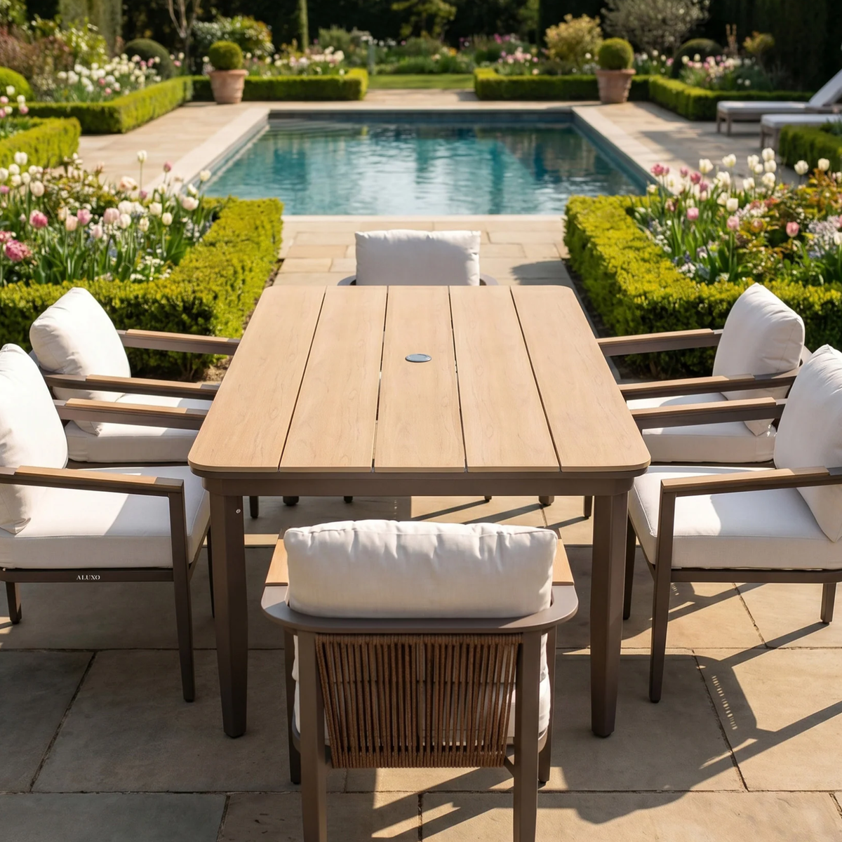 Homer Outdoor Range - 6 Seater Dining Set