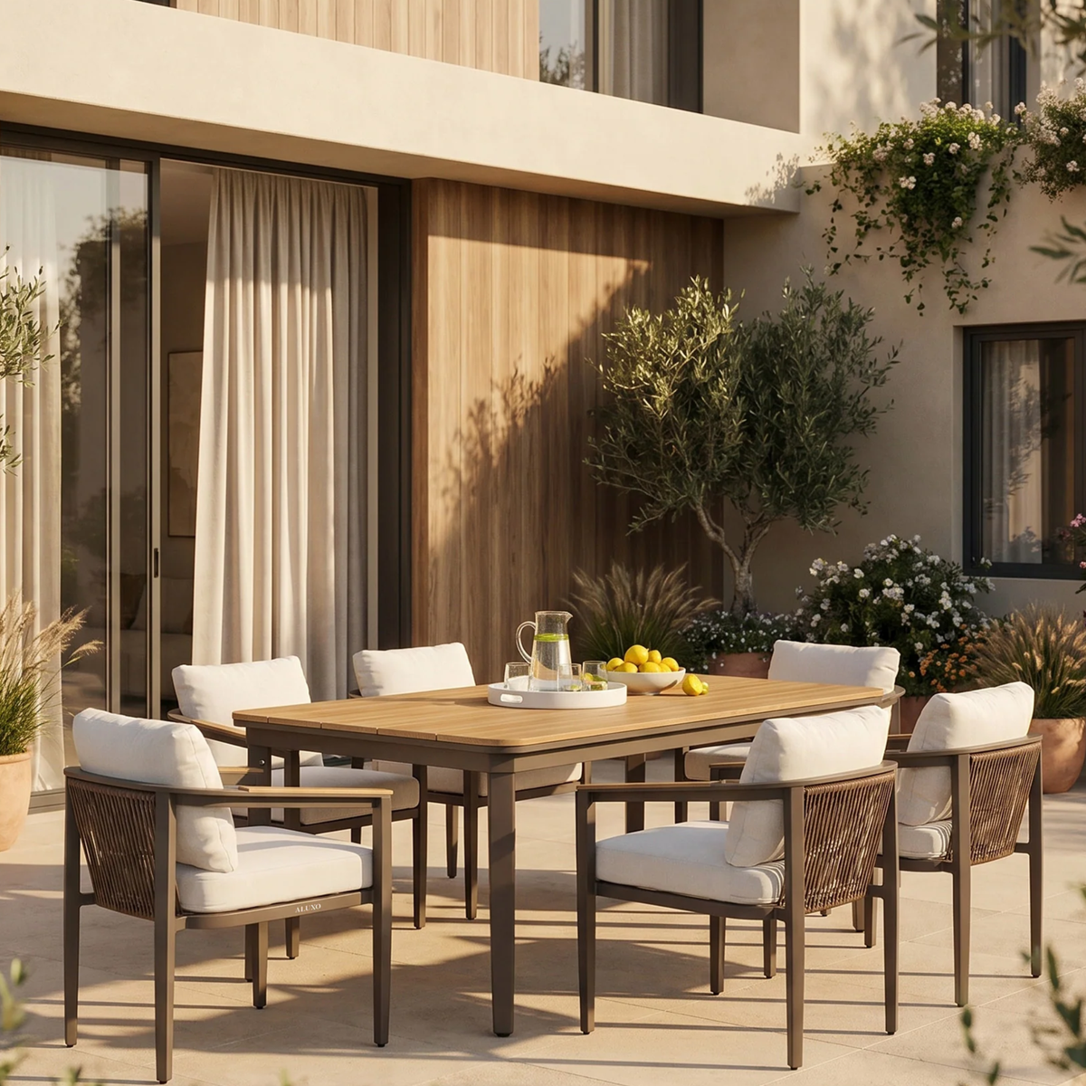 Homer Outdoor Range - 6 Seater Dining Set