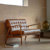 Humber 2 Seater Sofa Vintage Brown Leather