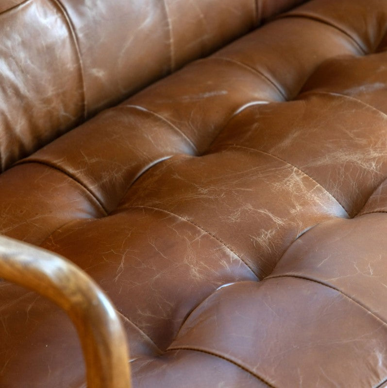 Humber 2 Seater Sofa Vintage Brown Leather
