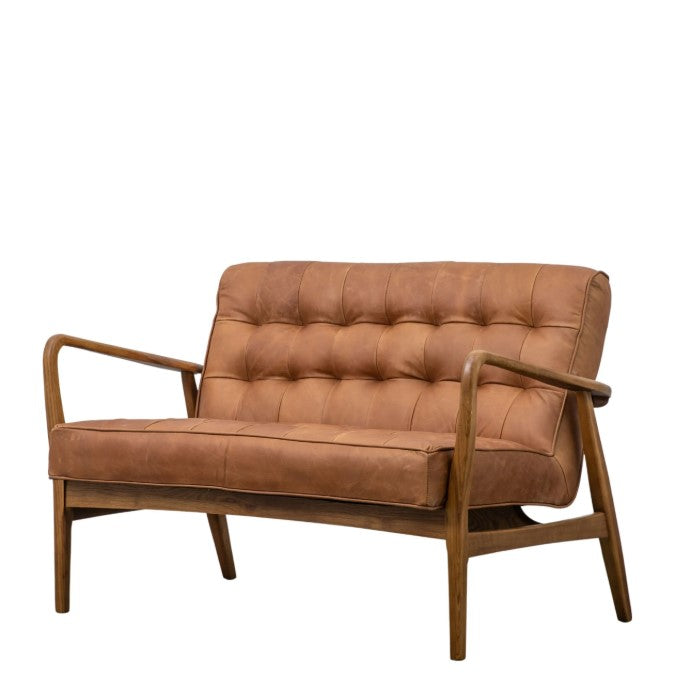 Humber 2 Seater Sofa Vintage Brown Leather