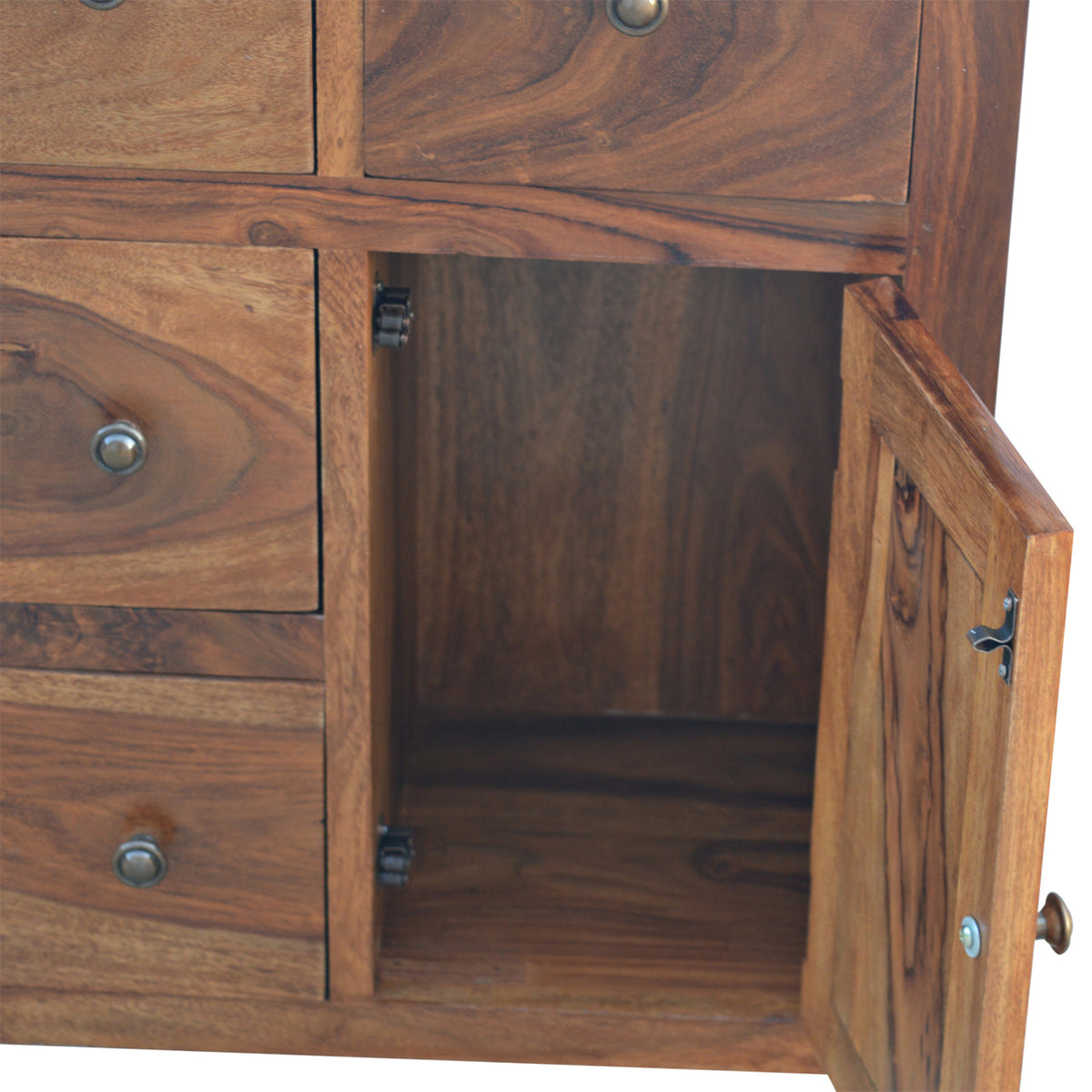 Sheesham 4 Drawer Mango Wood Storage Cabinet